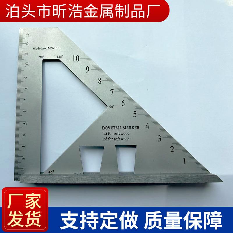 木工直角尺拐角尺L型尺90度曲尺大号加长板尺不锈钢加厚角尺