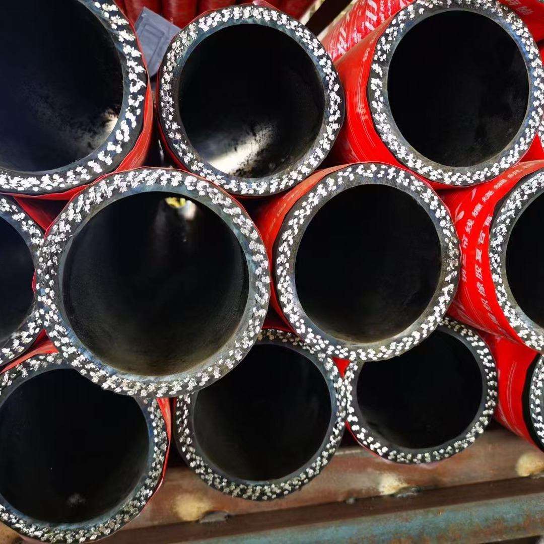透明钢丝胶管四层钢丝砂浆泵胶管泵车混凝土桩基胶管