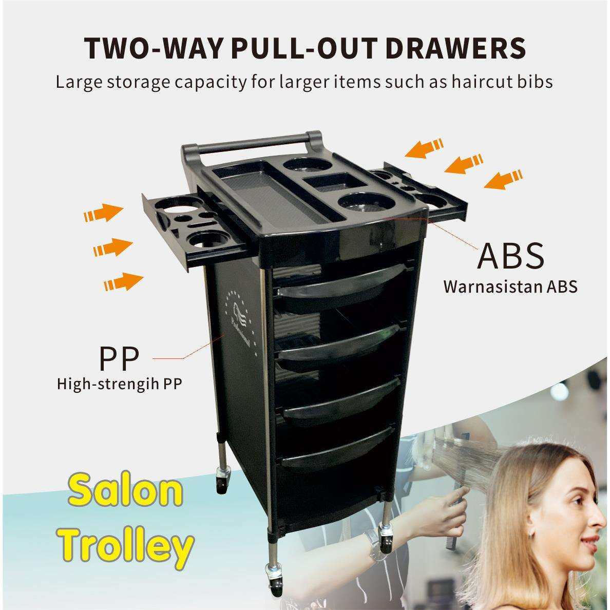 新款美发推车理发店多层可移动收纳置物架家用便携置地工具车,机械设备,其他机械设备,淘宝优惠券,粉丝福利购,淘宝优惠卷