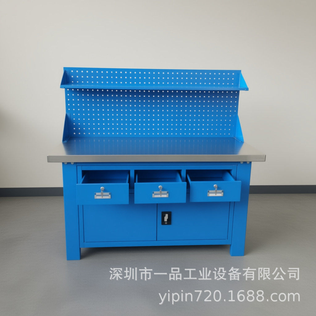 不锈钢工作台重型钳工台操作台复合板QC检验组装维修工作台厂家