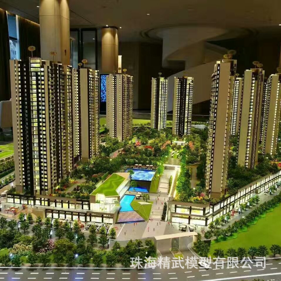 城市规划体育场馆展览沙盘模型
