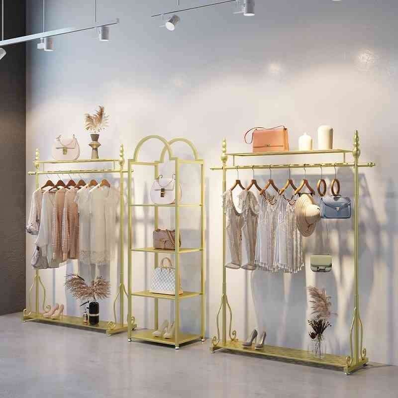 服装店展示架衣服挂衣架落地式架子欧式童装店女装店专用陈列货架