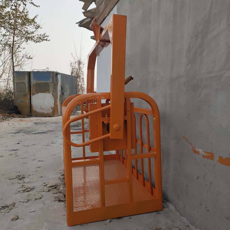 高空作业吊车吊篮 1.5米旋转平衡吊笼 路灯安装高空吊框