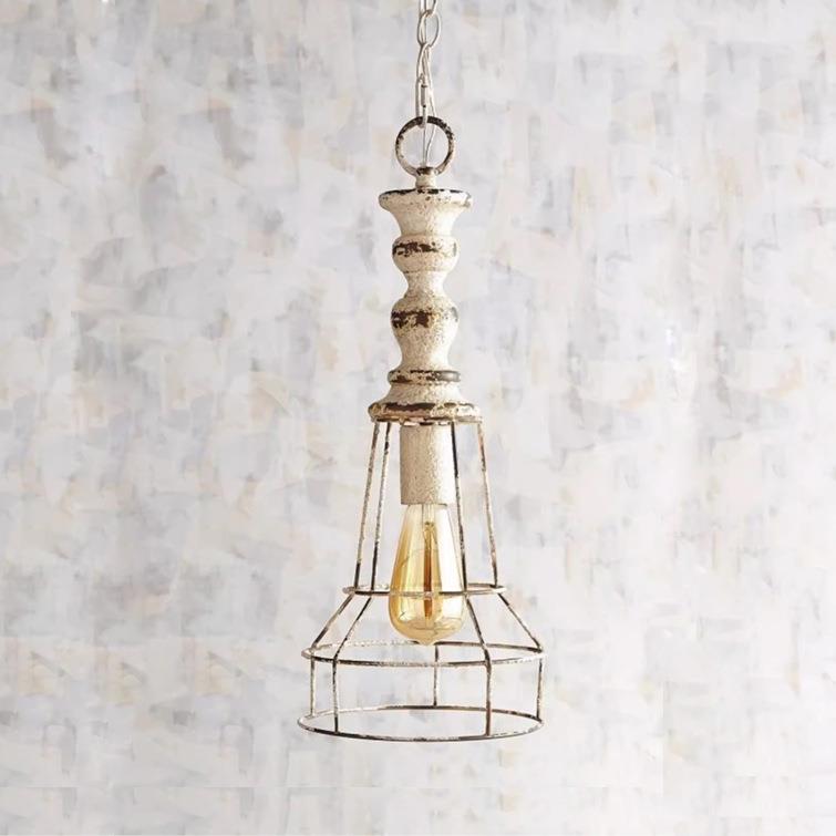 法式复古小吊灯仿古个性创意床头走廊过道玄关阳台设计师软装灯具