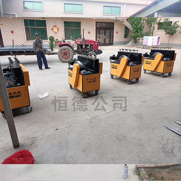 小型钢管调直机 全自动建筑脚手架管调直折弯机 废旧大棚管校直器