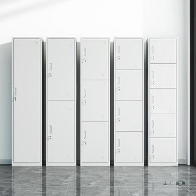 单门更衣柜铁皮柜单人柜员工柜储物柜钢制更衣箱简易小办公衣柜