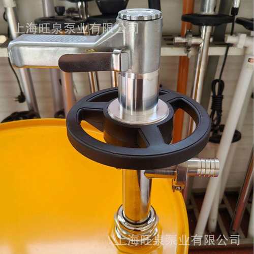 上海旺泉HD-A0+SS304-7003A气动桶泵、气动抽液泵、卫生级桶泵