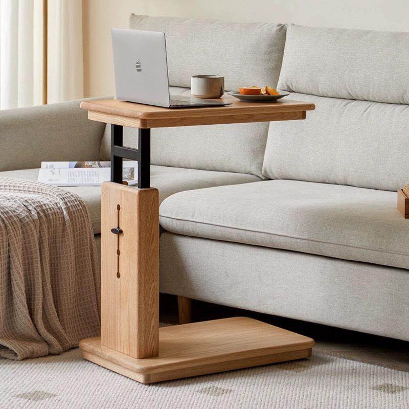 可折叠移动手动调节高度边几书桌电脑桌沙发边几