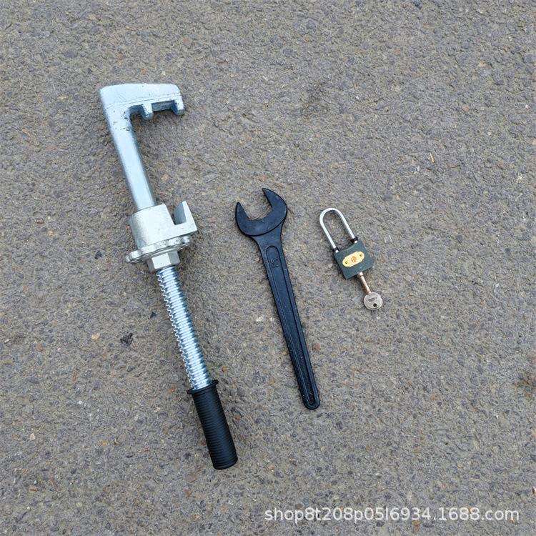 道岔斥离钩锁器带扳手锻钢尖轨急救GSQ-M50铁路轨道密贴钩锁器
