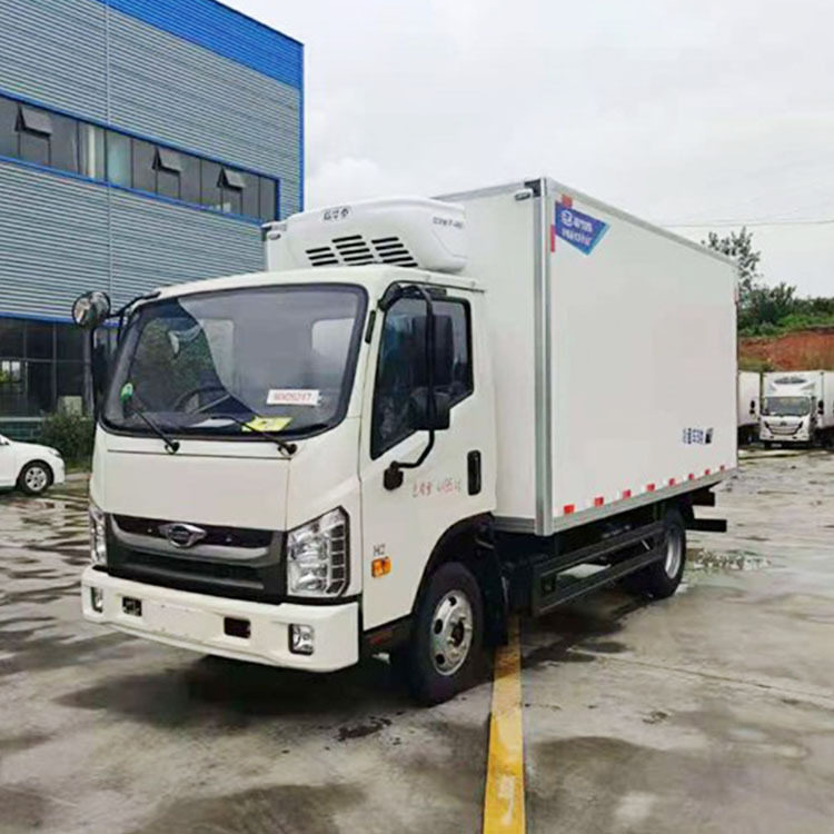 出口长安小型冷藏车3.5米冷藏车新鲜蔬果冷藏车坦桑尼亚