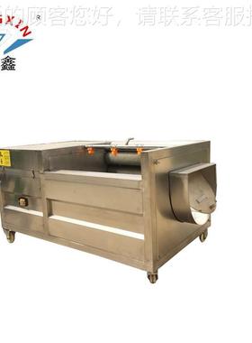 蔬菜清洗机 莲厂设家辊清洗毛备 藕土豆 蔬IEH菜清洗机