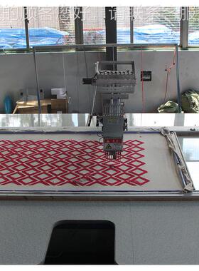 JI电脑簇绒NYU电脑簇绒绣地毯 花机平绣自动电机脑绣花机厂家直供