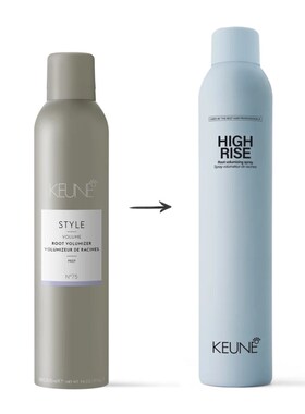 keune 根部蓬松定型喷雾高颅顶定型造型持久免洗细软塌热保护光泽
