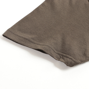 老人衫 AB内衣老头衫 男中老年宽松大码 t恤汗衫 T751 纯棉圆领短袖