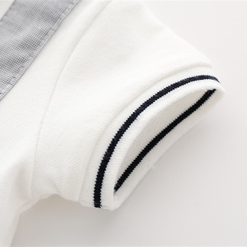 婴儿春秋装男宝宝满月服百天宴礼服周岁哈衣爬服绅士短袖连体衣