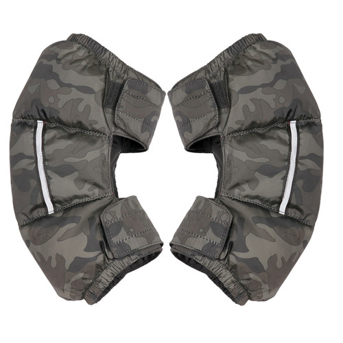 儿童护膝冬季骑车防风防寒保暖护腿便携式加绒加厚电动车羽绒护膝