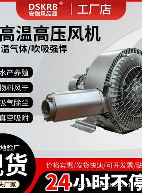 DSKRB涡流涡轮吸风机增氧机鱼塘曝气漩涡气泵污水处理风泵