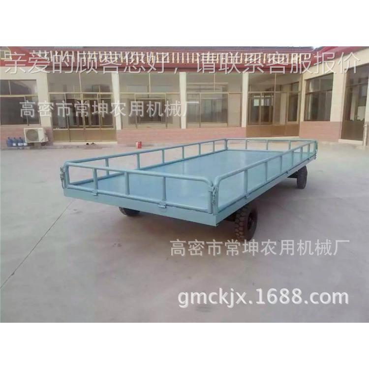 拖围栏拖车物 平板高栏车 流工KKC具车