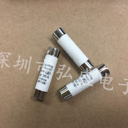 RO15熔断器10*38陶瓷保险丝管0.5A1A~10A~32A 40A 500V RT18 RT14