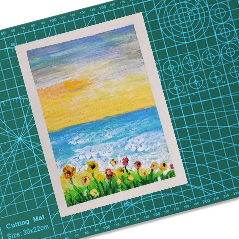 重彩油画棒垫板A4切割板雕刻垫工桌面刻板高尔乐丹可林绘画垫底