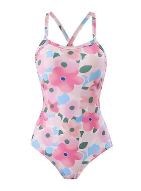 高货速发HUEG竞速款连体泳衣吊带露背纯欲风格游泳馆学游泳潜水泳