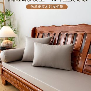 通用防水加厚加硬海绵垫子木沙发垫子坐垫 春夏科技布沙发座垫四季