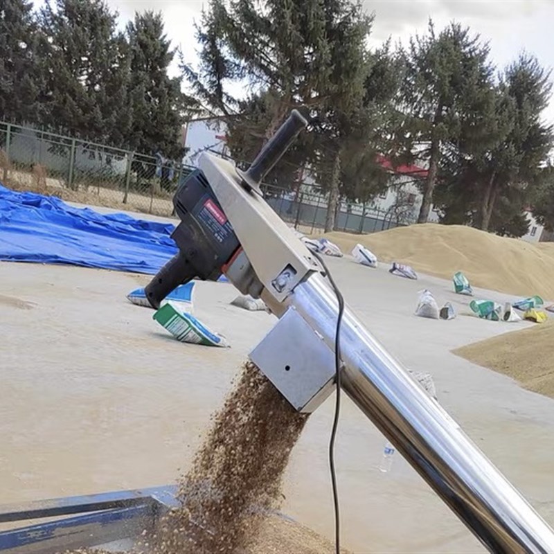 新款3300瓦吸粮机粮商小v型家用玉米小麦绞龙上料机大吸力自动