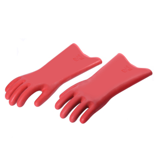 星工 12KV橡胶绝缘手套 电力电工接线维修电工用手套舒适型 均码