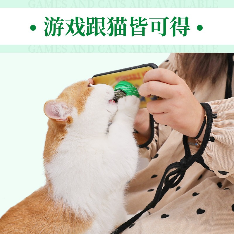 猫玩具猫薄荷球逗猫棒磨牙斗猫耐咬小猫啃咬猫咪玩具自嗨用品猫糖
