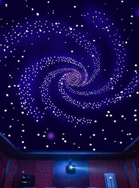 星空顶满天星天花板壁画可定制