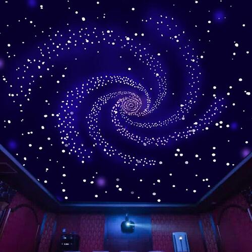 星空顶满天星天花板壁画可定制