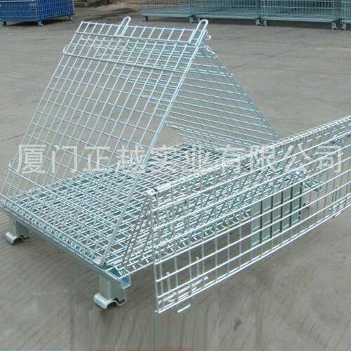 超市仓储笼  金属周转箱 网笼箱 移动储物仓库笼物流笼