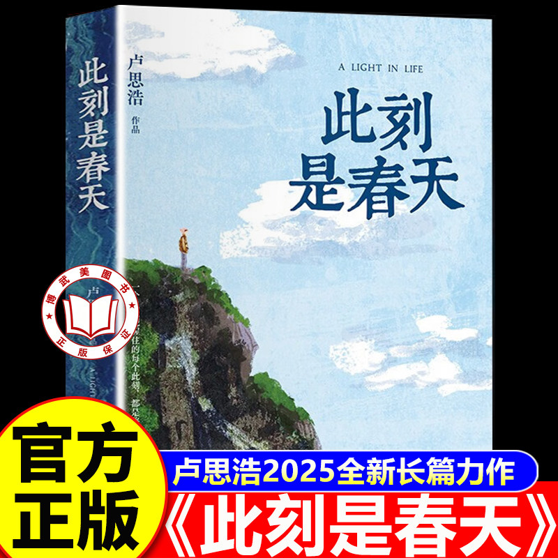【认准正版】此刻是春天 此刻是春山卢思浩2025全新长篇力作此刻是青天 卢思浩作品集