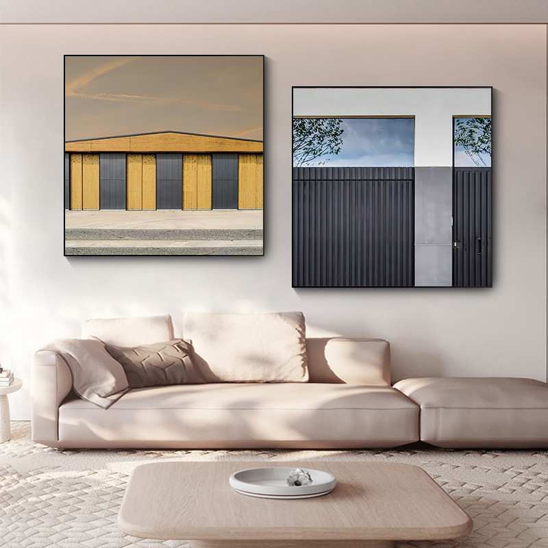 北欧风格餐厅装饰画现代简约高档饭厅墙面挂画高端客厅极简壁画