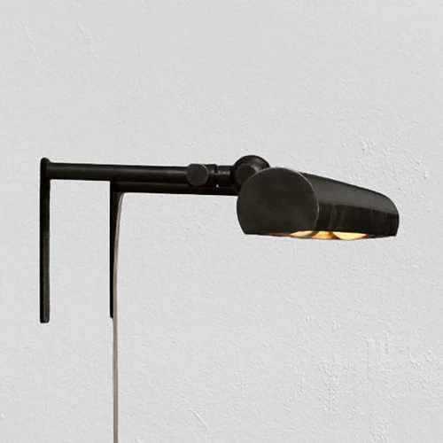 美式镜前灯全铜无底座浴室补光灯梳妆台化妆灯客厅画壁灯书柜灯