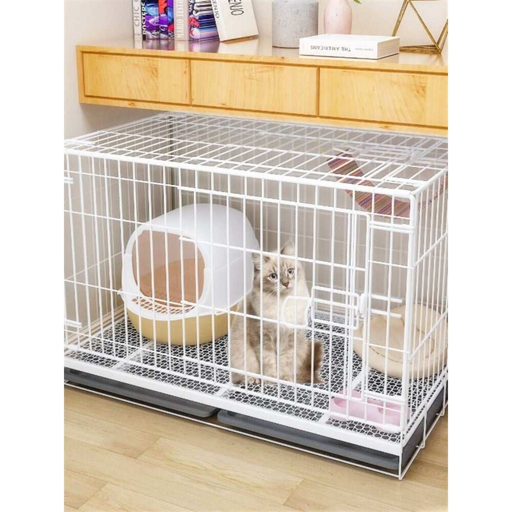 小型猫别墅室内小猫笼子自由空间室内猫舍幼猫家用铁笼子