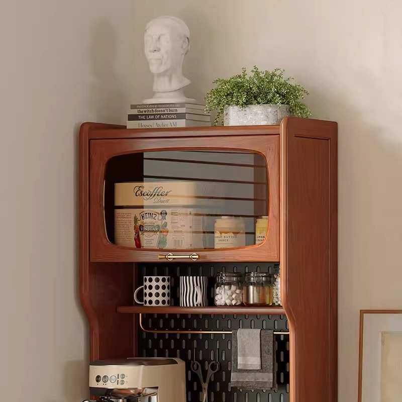 实木餐边柜日式复古水吧台中古客厅靠墙一体茶水收纳储物柜,电子元器件市场,其它元器件,淘宝优惠券,粉丝福利购,淘宝优惠卷