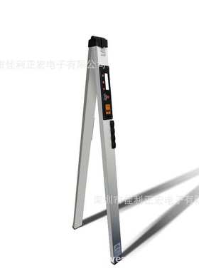 深达威SW-LR180铝合金水平尺靠尺2米折叠坡度工程测量垂直度检测