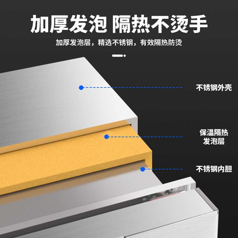 史蒂芬RTP910-920C双门不锈钢玻璃高温消毒柜食堂大容量餐具消毒