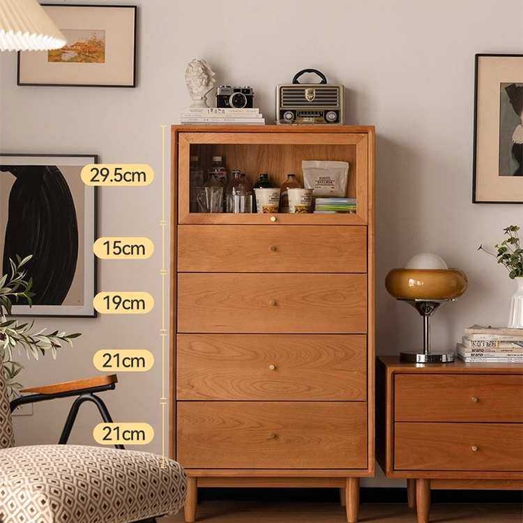 全实木五斗柜储物柜 日式沙发边柜卧室抽屉柜客厅五斗橱储藏y*,电子元器件市场,其它元器件,淘宝优惠券,粉丝福利购,淘宝优惠卷