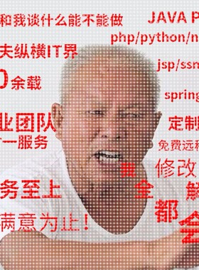 计算机程序设计java网站代编php程序vue框架app小程序python代做