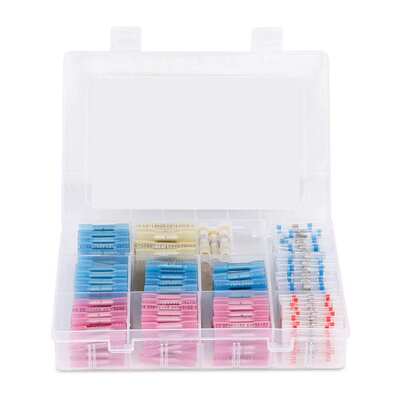 跨境货源 350pcs热缩端子焊锡环 接线端子中间中接管端子套装