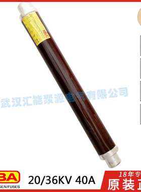 德国西霸SIBA高压熔断器D-44534/20/36KV 3001613.40A保险管40KA