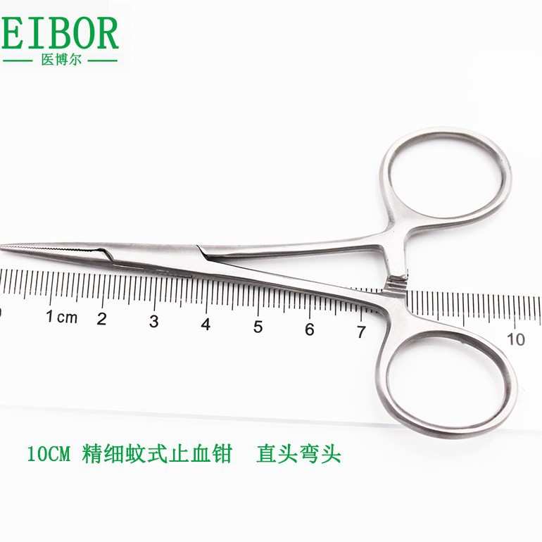 显微i不锈钢止血钳显微器械10CM止血钳 10CM 止血夹小型宠物现货