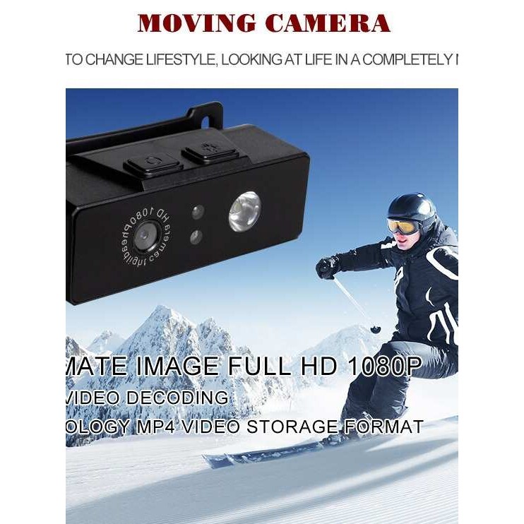 Intelligent outdoor headlamp motion camera, HD 1080P lightin