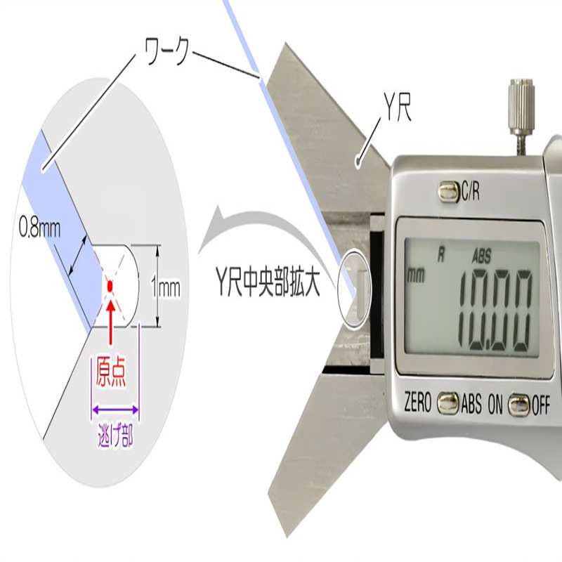 日本原装配件 TOEI CR0508 面差尺CR1525数显倒角尺 零件