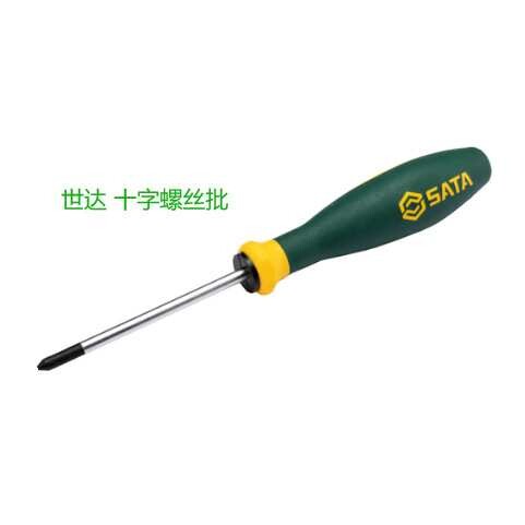 SATA世达工具 G系列双色柄十字形螺丝批 #3*150mm 63606