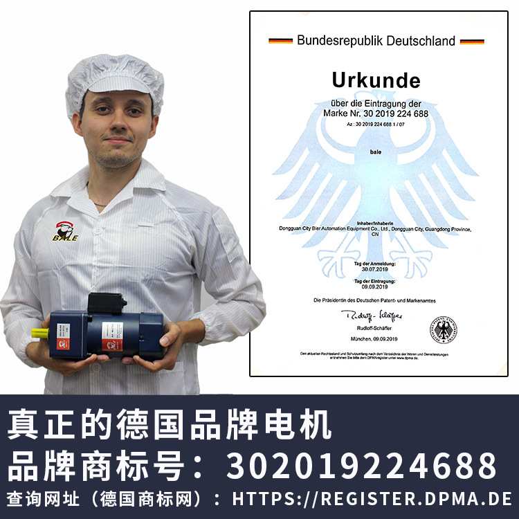 德国贝尔直流减速电机静音微型调速马达大扭力有刷齿轮刹车电动机