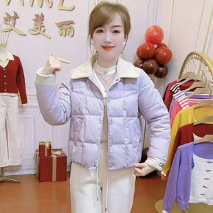 羽绒棉衣棉服女款2025冬季新款巨好看的超火独特漂亮保暖棉袄外套