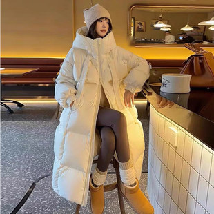 女士长款羽绒服女款冬季2025新款今年流行爆款大被子加厚外套冬装